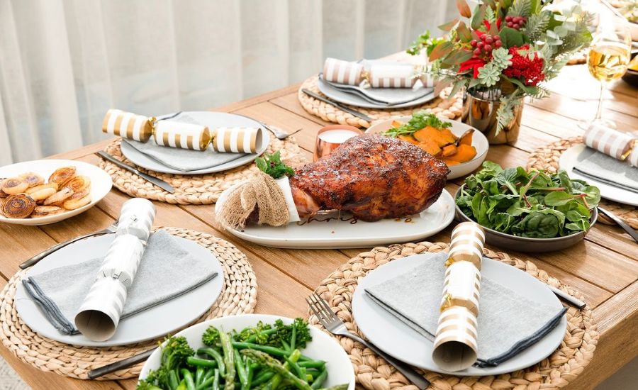 Glazed BBQ Christmas Ham