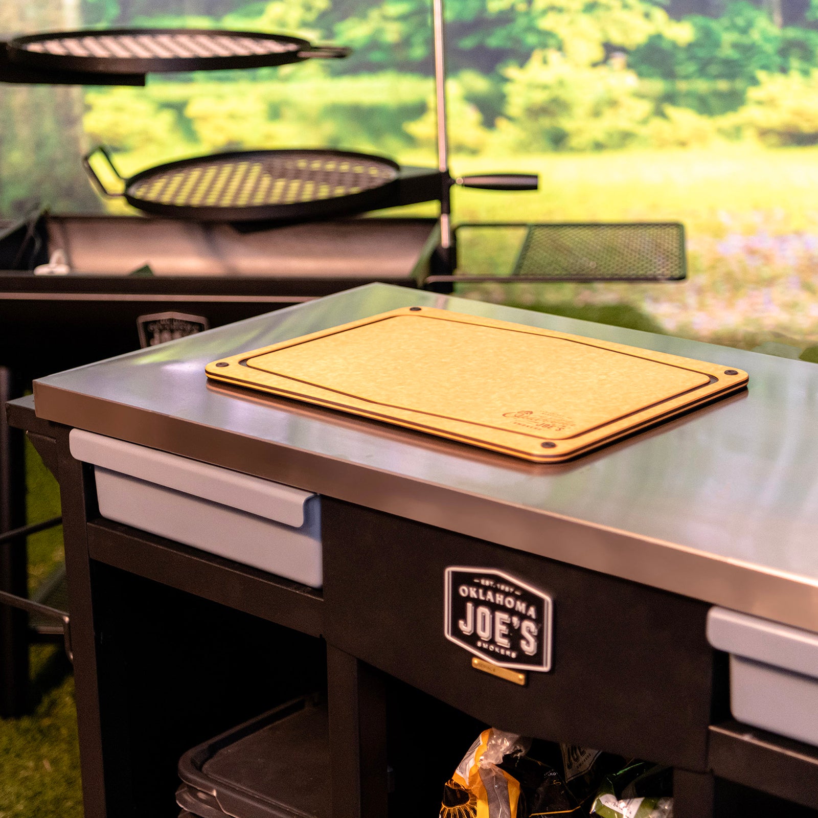 Oklahoma Joe's Workstation DLX Prep & Storage Cart