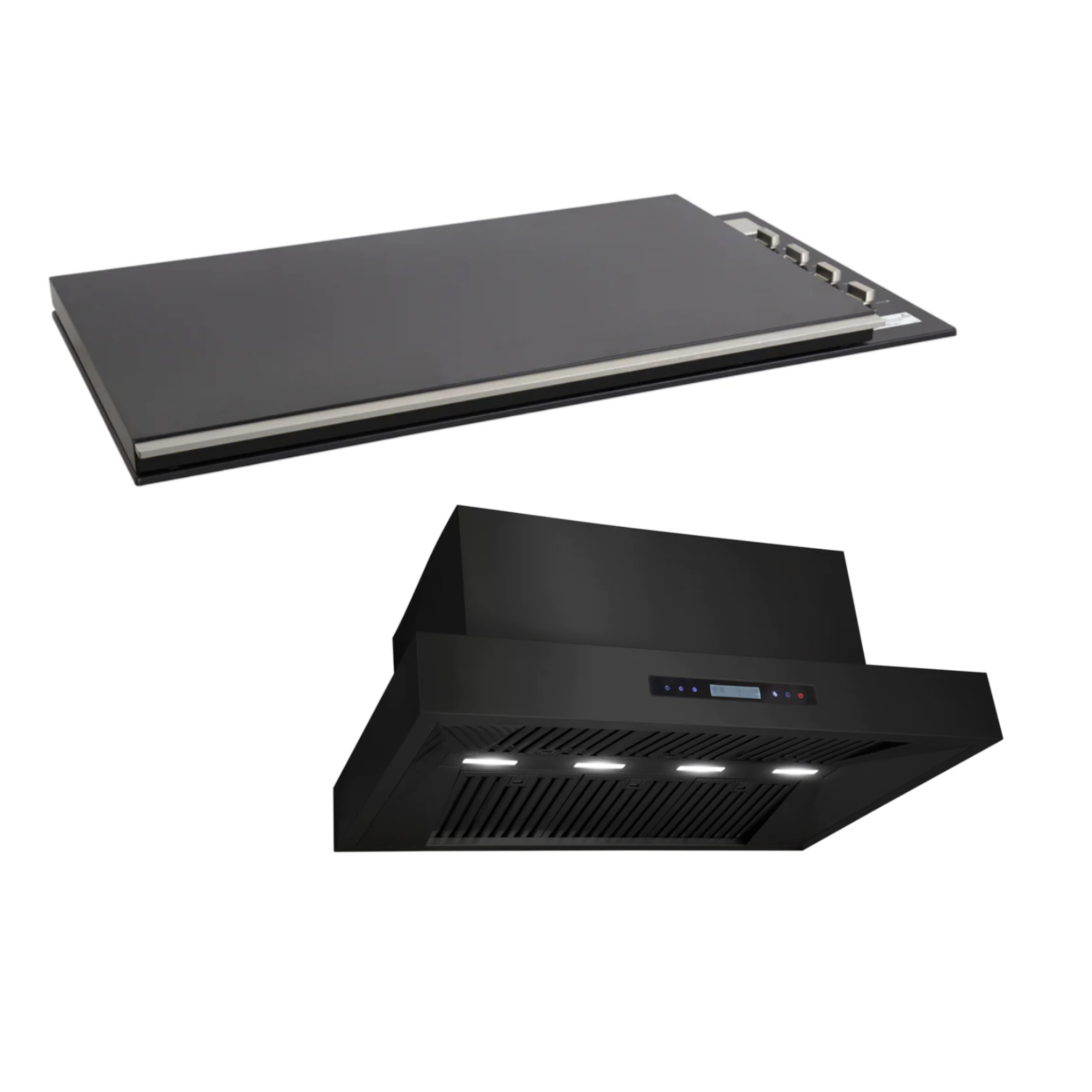 Bundle Artusi Matte Black Flat Lid BBQ & Excelsior 1200 Rangehood
