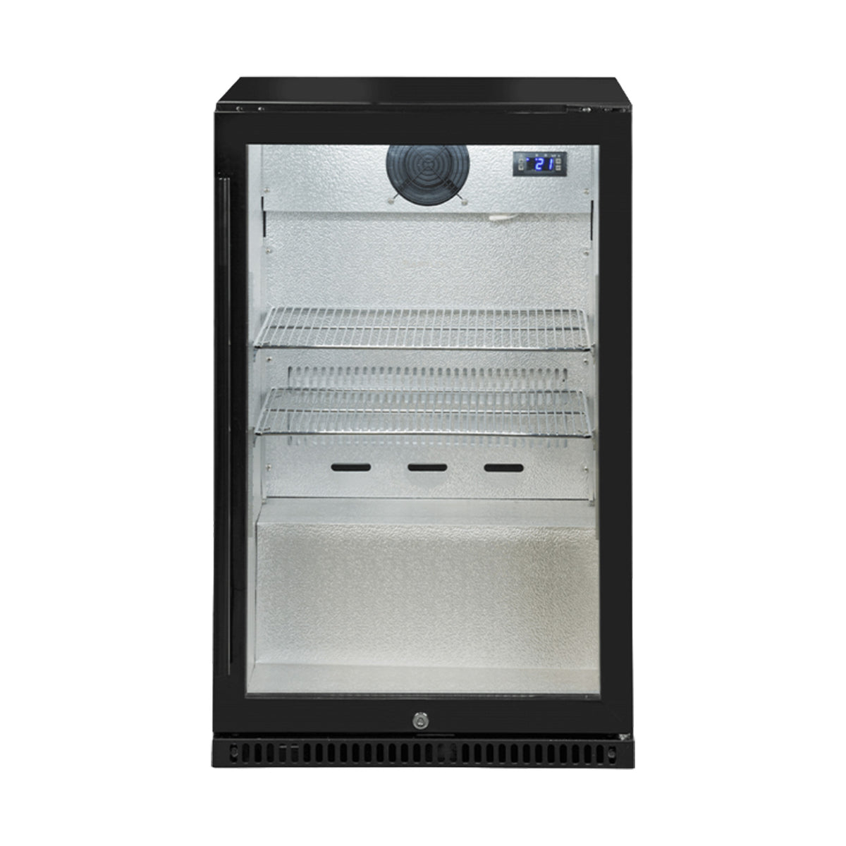 Artusi Single-Door Outdoor Black Beverage Chiller