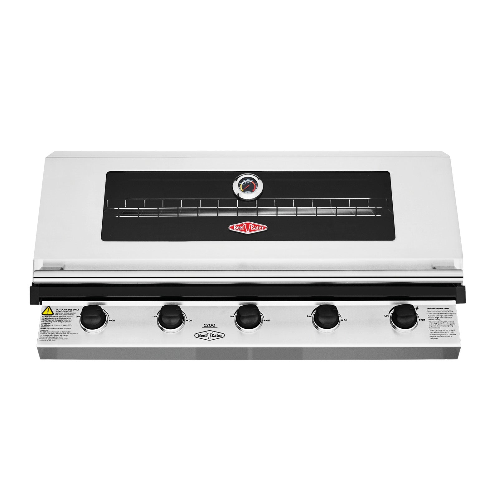 Beefeater 1200 Series Stainless Steel 5 Burner Built In BBQ