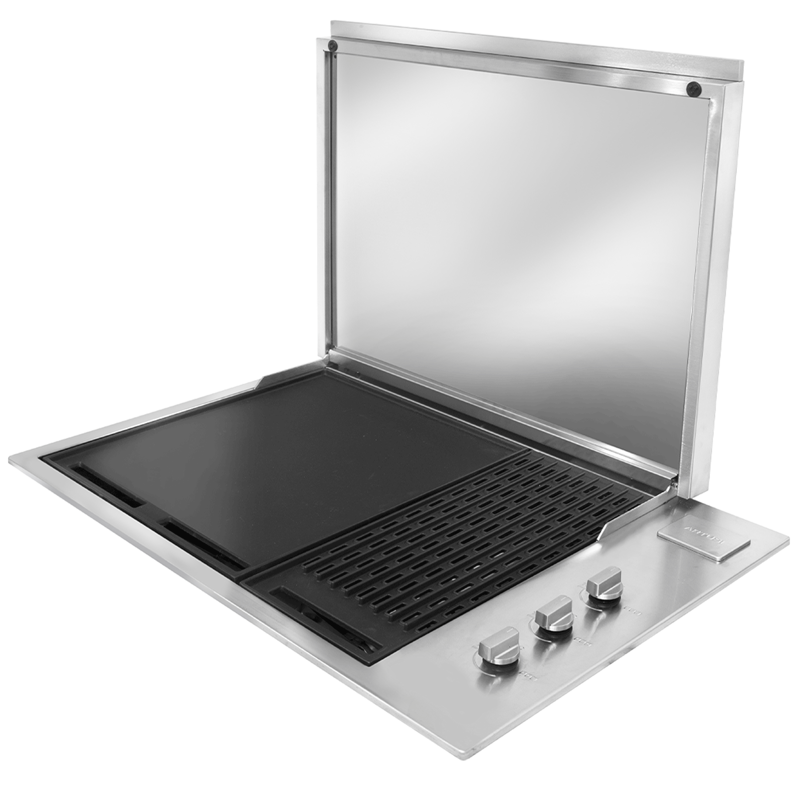 Artusi 80cm 316 - Grade Stainless Steel Built-in BBQ with Flat Lid