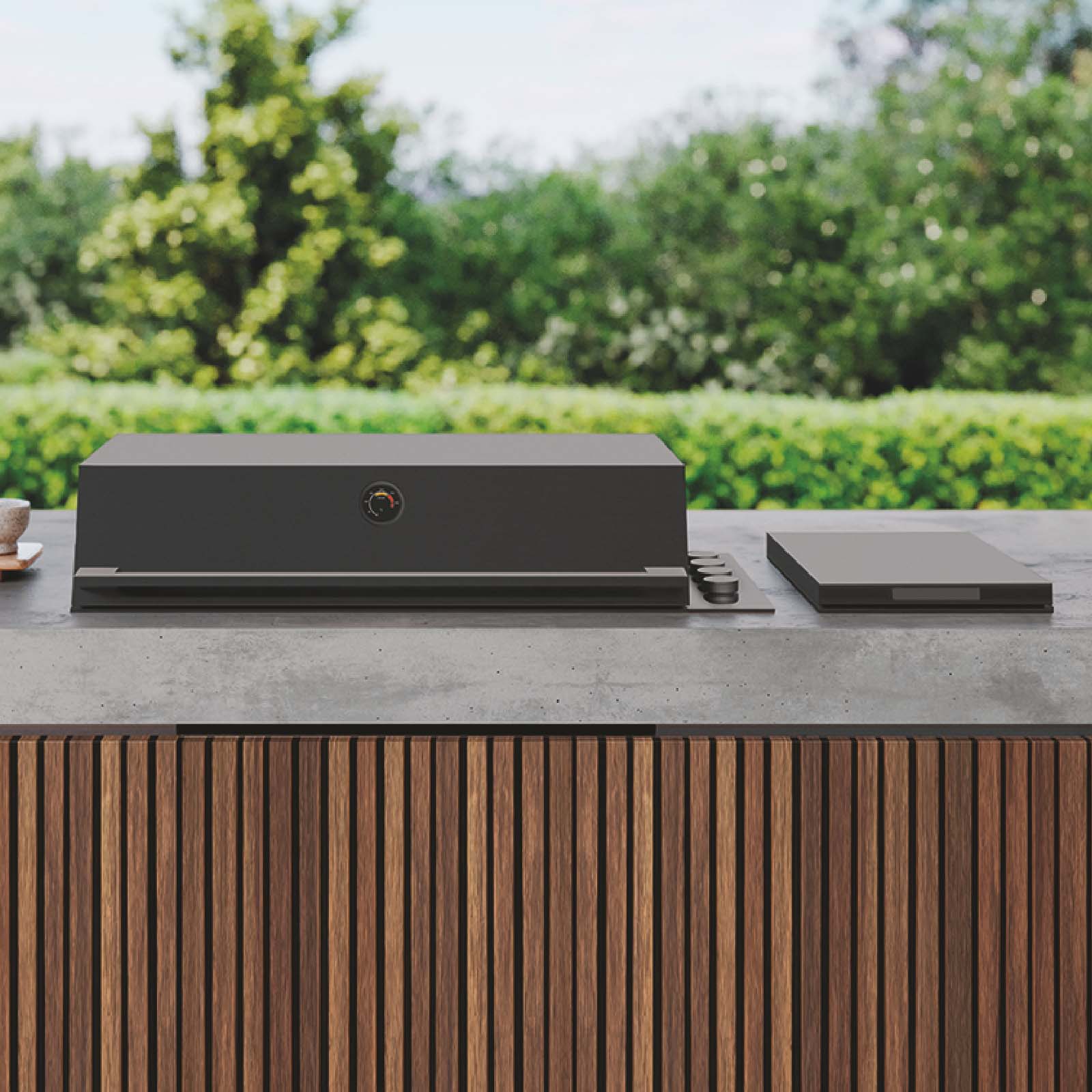 BeefEater Proline Monument Finish 6 Burner Built In BBQ with Hood