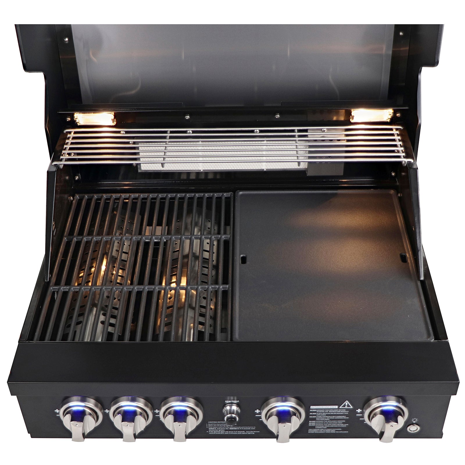 Cabinex Smart 4-Burner Black BBQ Kitchen Package - Small Size