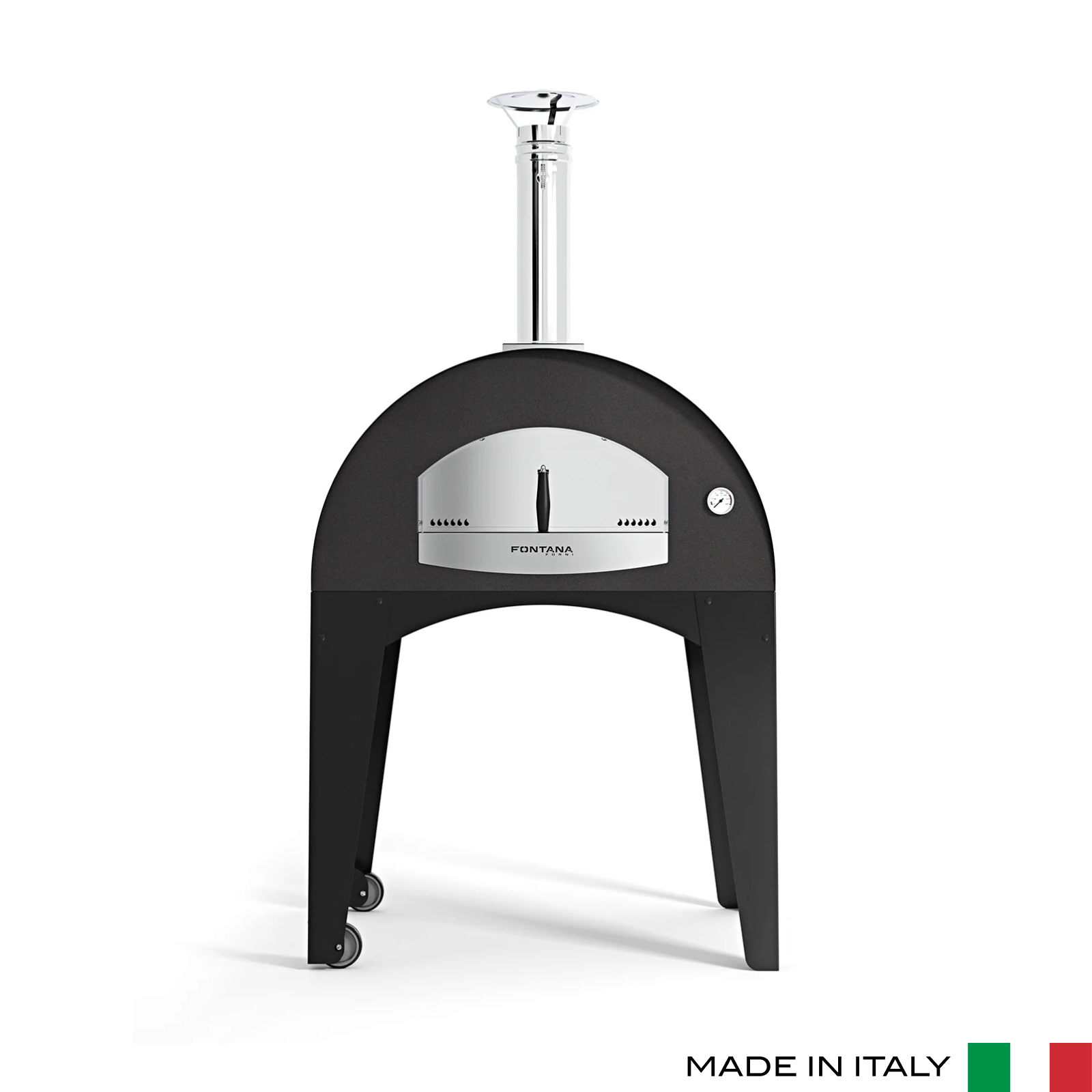 Fontana Capri Wood Fire Pizza Oven With Trolley