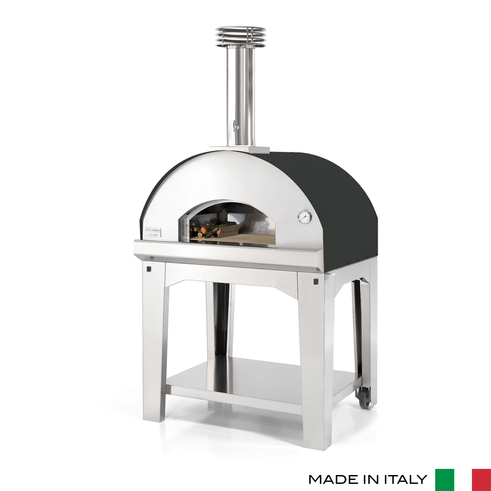 Fontana Mangiafuoco Wood Fire Pizza Oven & Stand