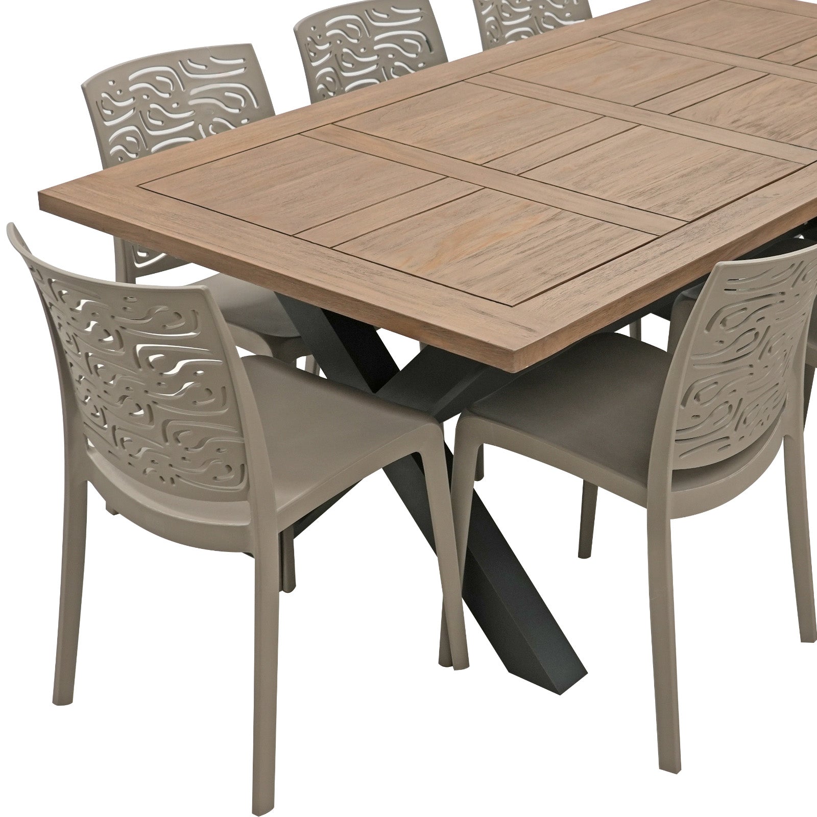 Excalibur Florentine Dining Setting with 10 Chairs