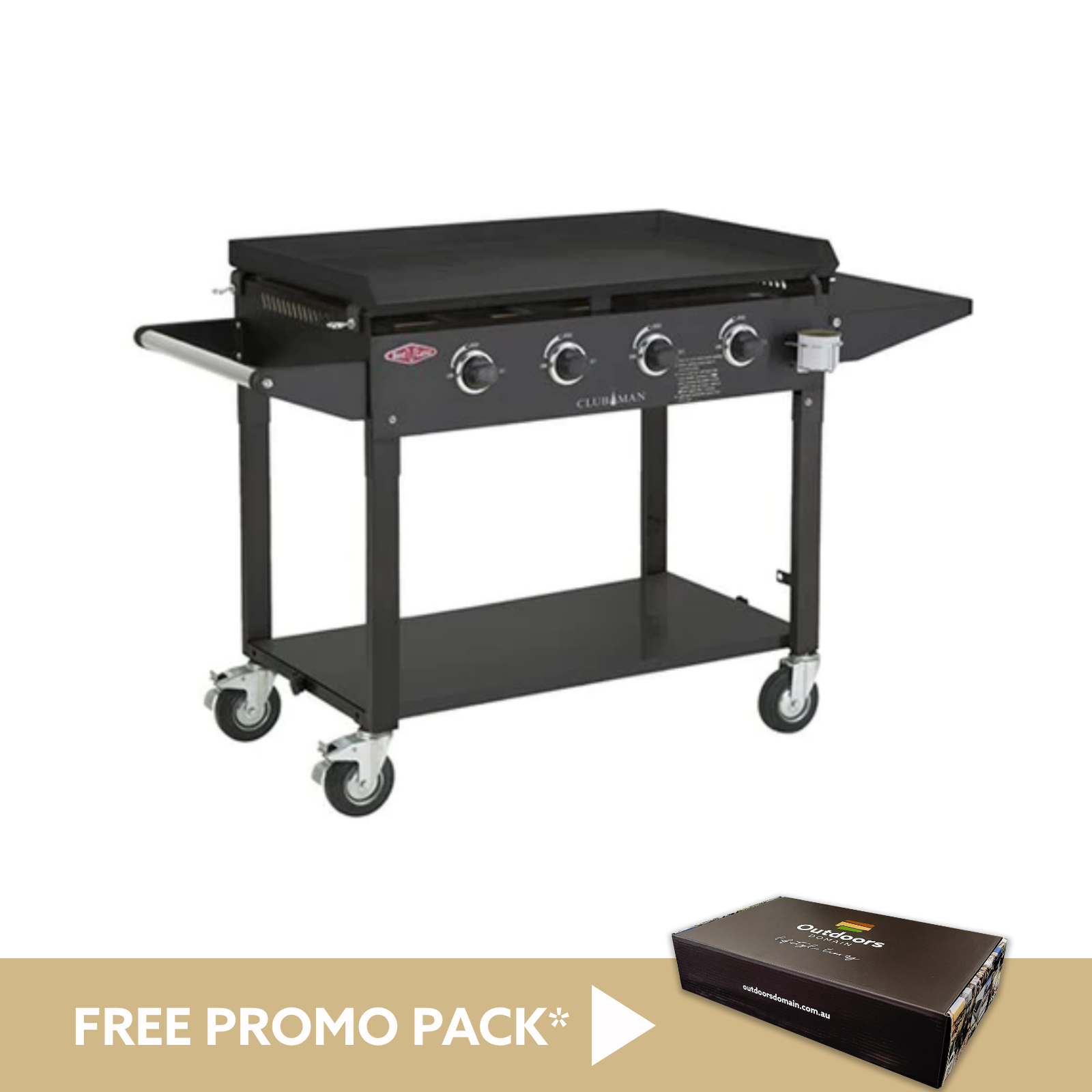 BeefEater Discovery Clubman 4 Burner BBQ with Lid