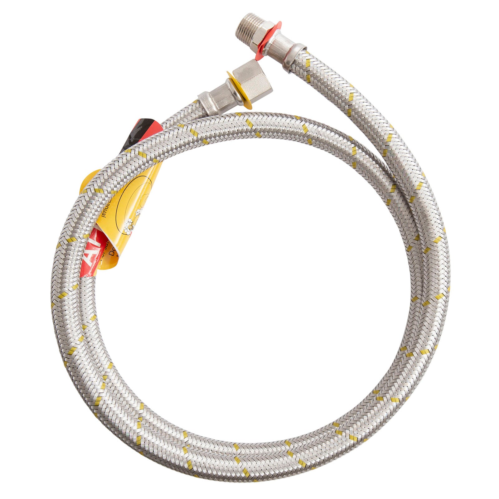 Gasmate Braided Hose - 1200mm - 3/8" BSPT to 5/8" UNF (3/8" SAE)