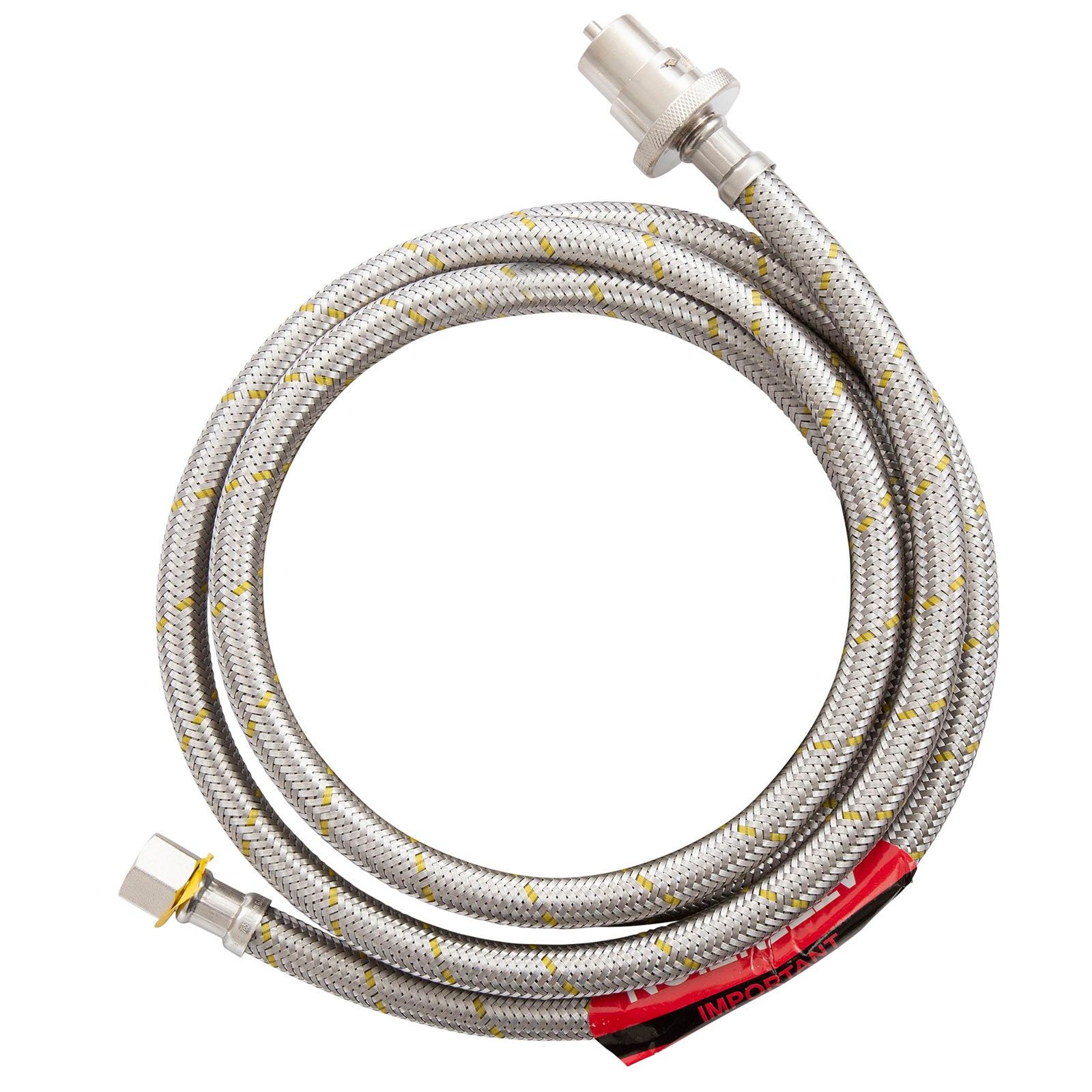 Gasmate Braided Hose - 2000mm - Bayonet To 5/8" UNF (3/8"SAE)