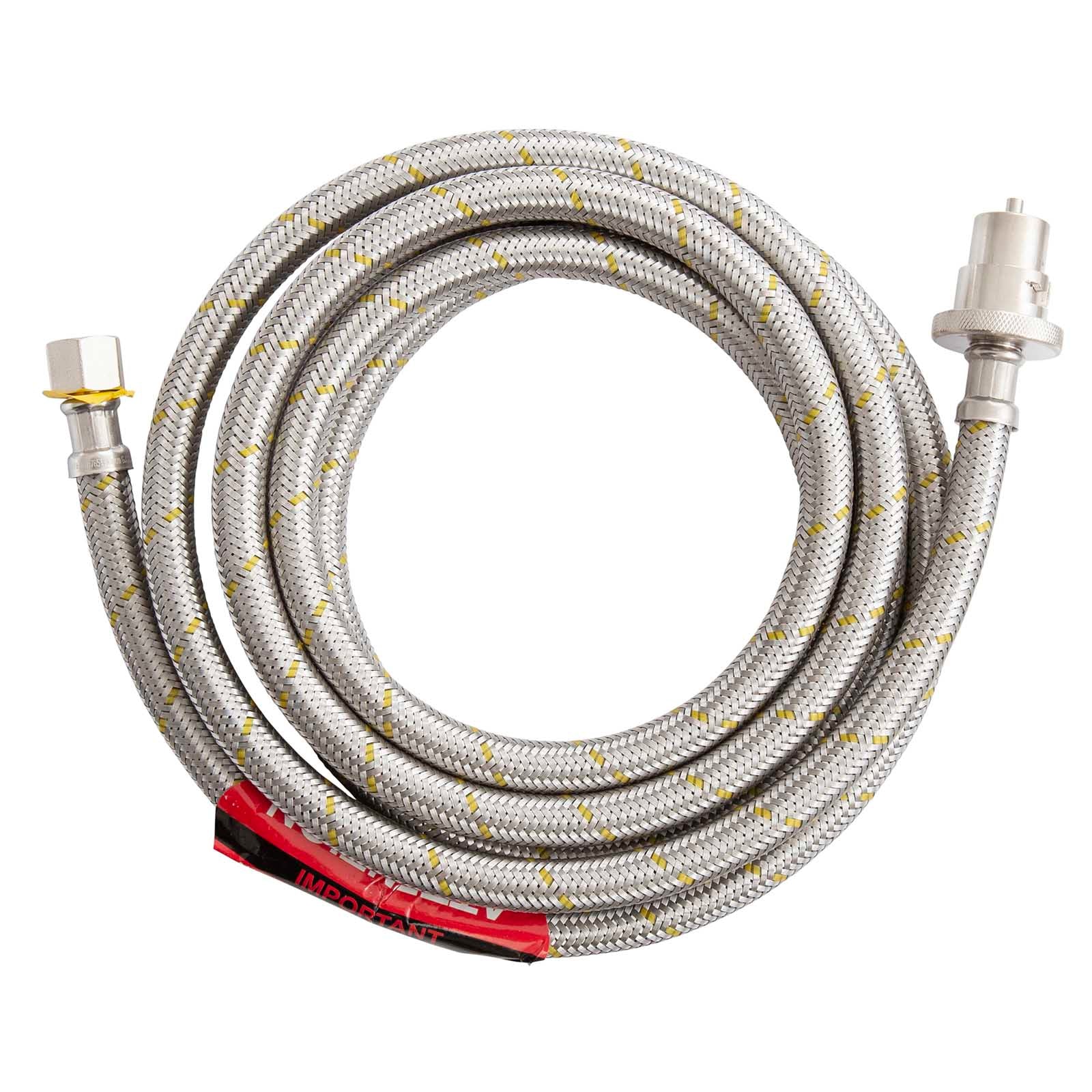 Gasmate Braided Hose - 3000mm - Bayonet to 5/8" UNF (3/8" SAE)