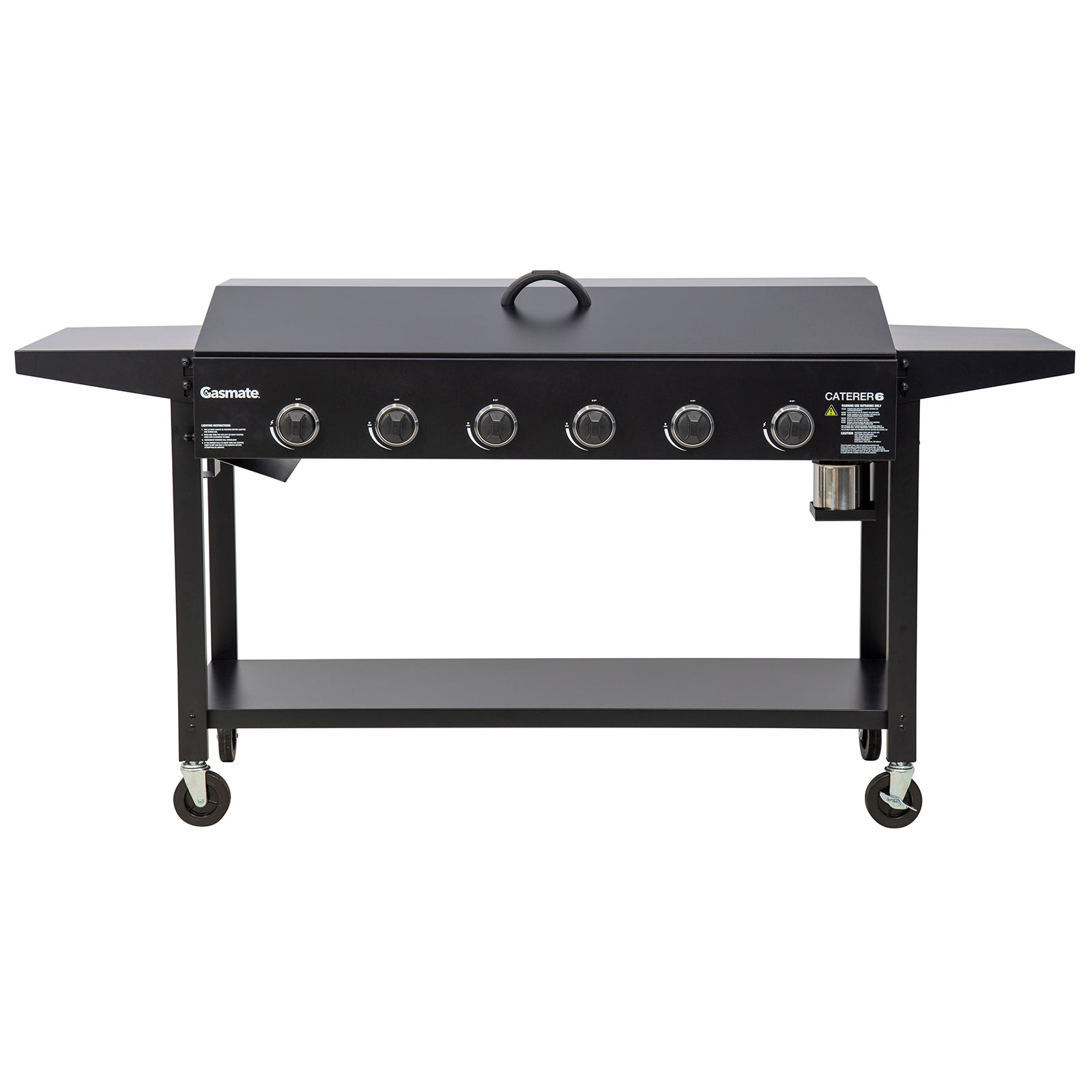 Gasmate Caterer 6 Burner BBQ - Black