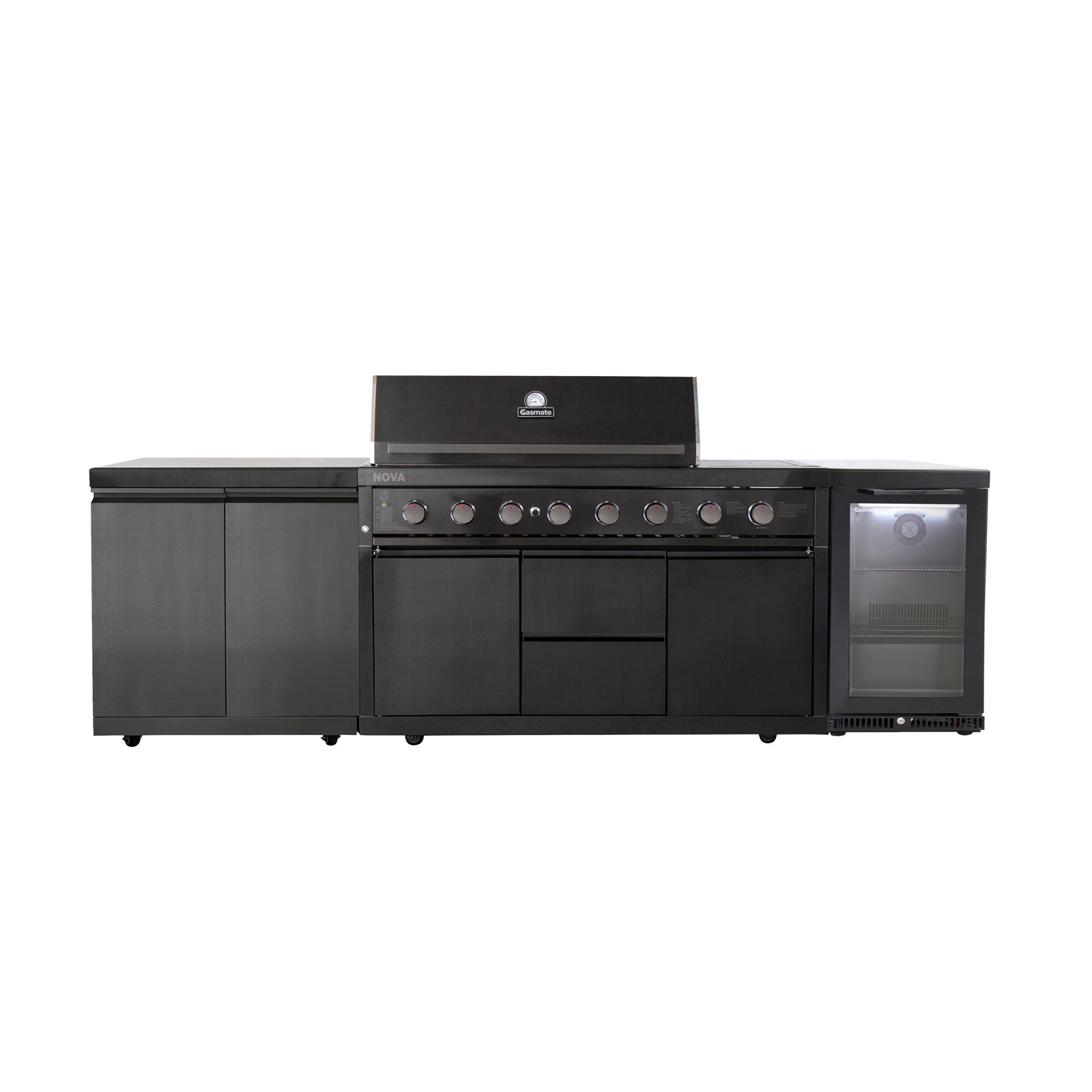Gasmate Nova Graphite 6-Burner BBQ Kitchen Package 6