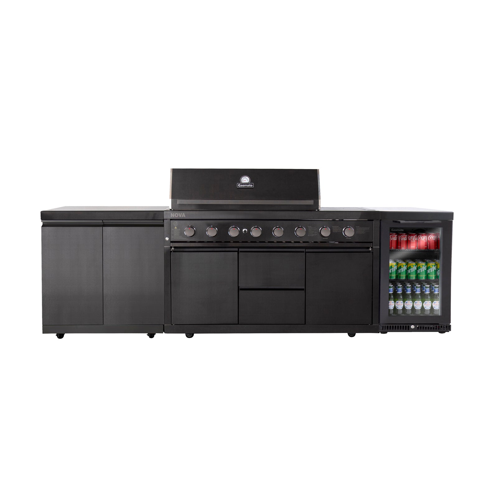 Gasmate Nova Graphite 6-Burner BBQ Kitchen Package 6