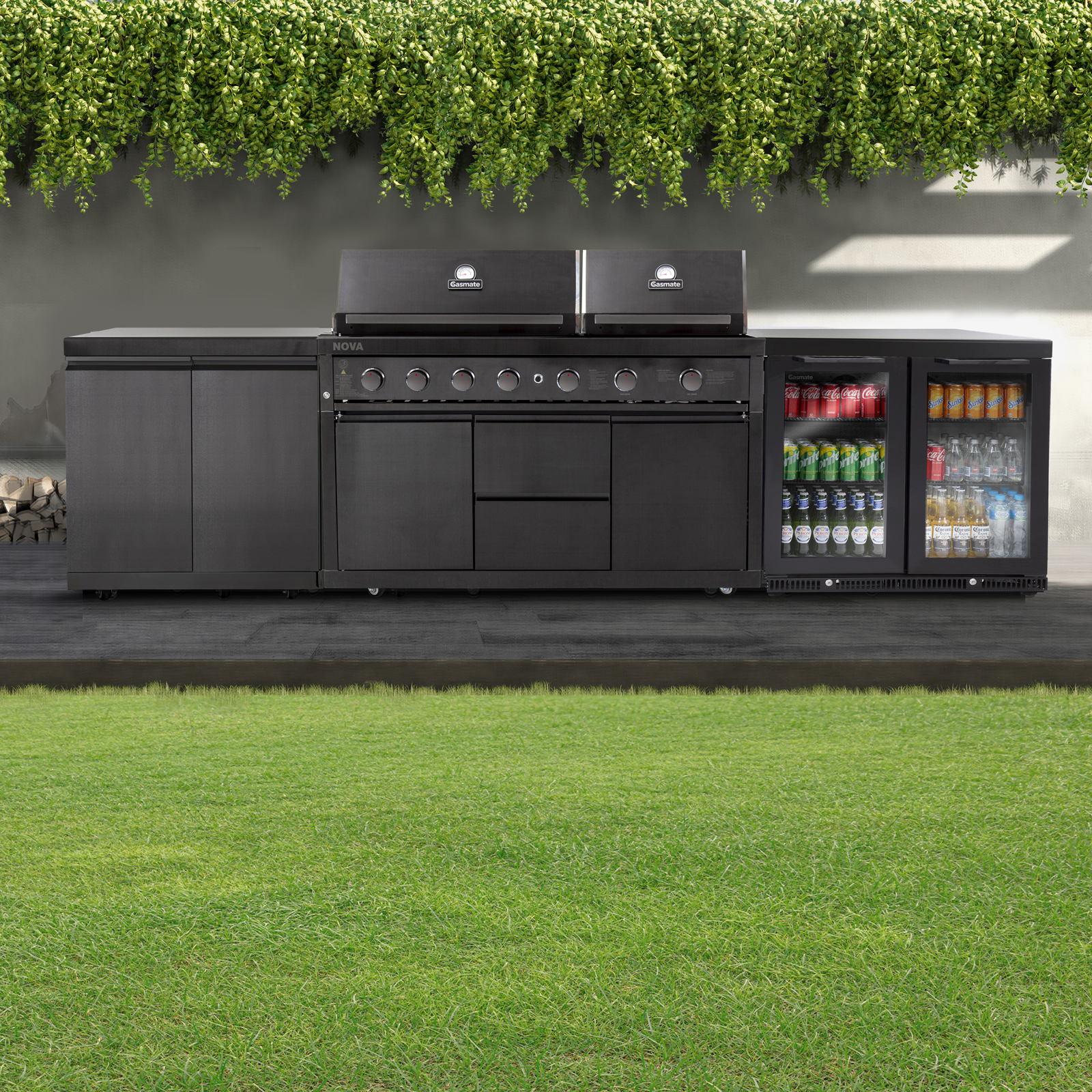 Gasmate Nova Twin Hood 6-Burner BBQ Kitchen Package 5