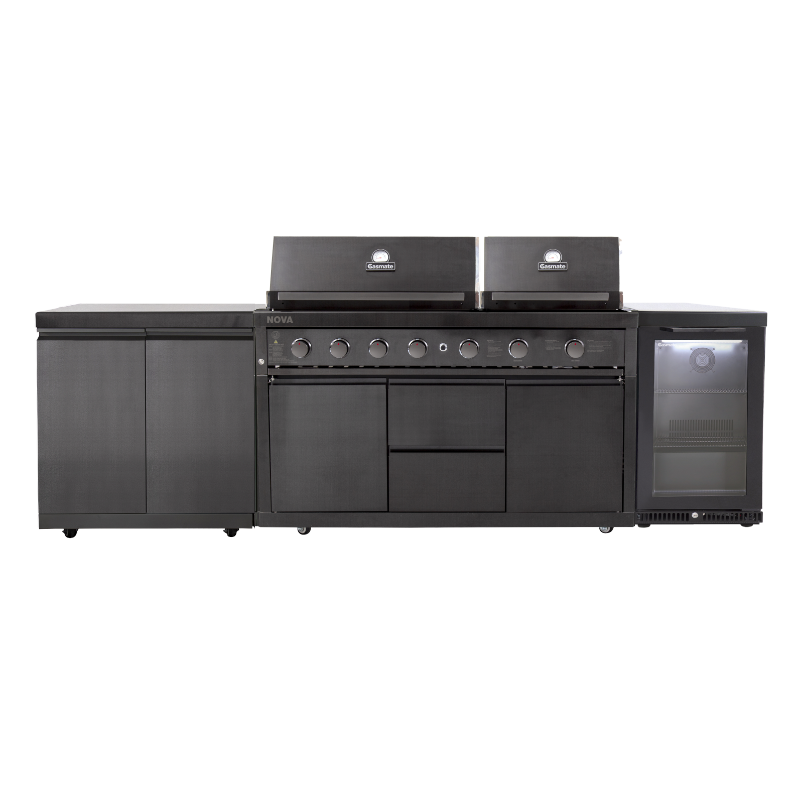 Gasmate Nova Twin Hood 6-Burner BBQ Kitchen Package 4
