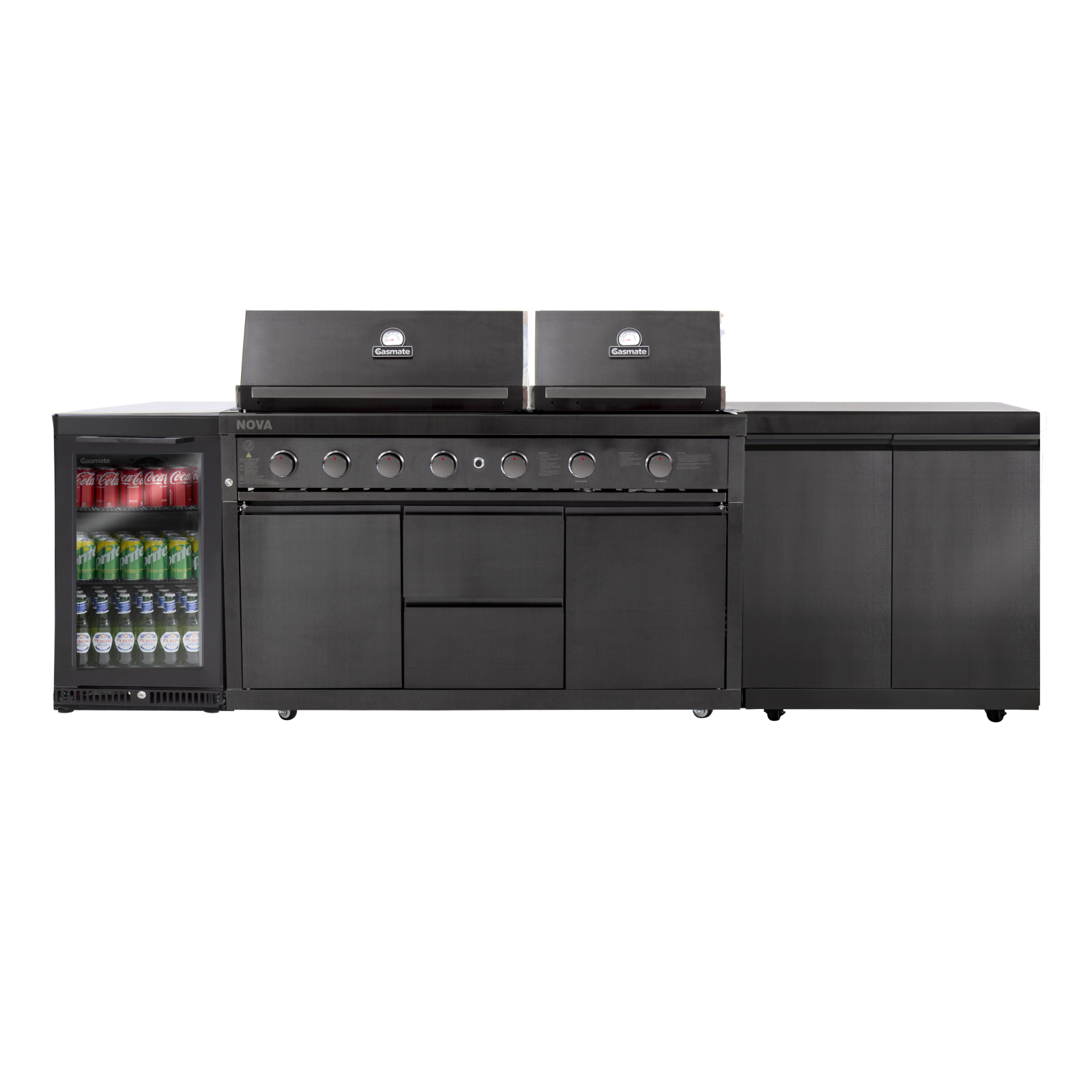 Gasmate Nova Twin Hood 6-Burner BBQ Kitchen Package 4