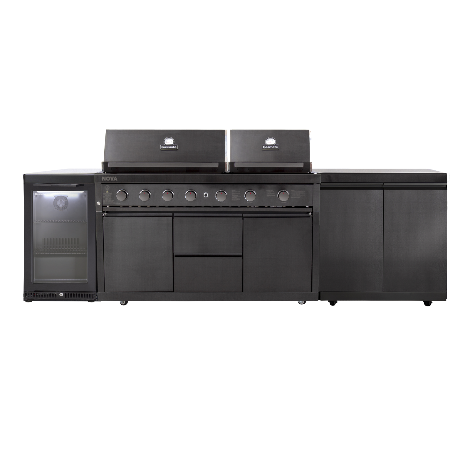 Gasmate Nova Twin Hood 6-Burner BBQ Kitchen Package 4