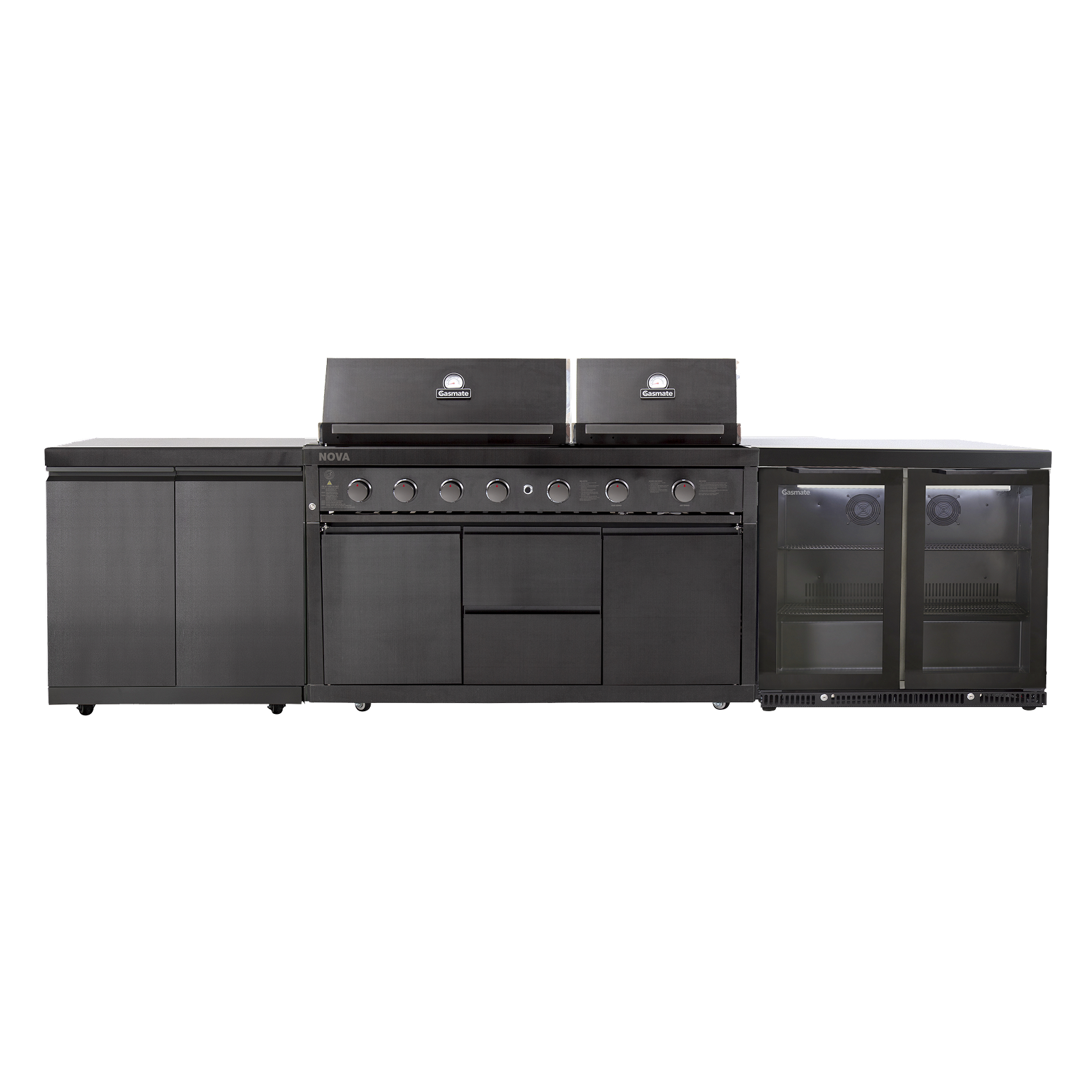 Gasmate Nova Twin Hood 6-Burner BBQ Kitchen Package 5