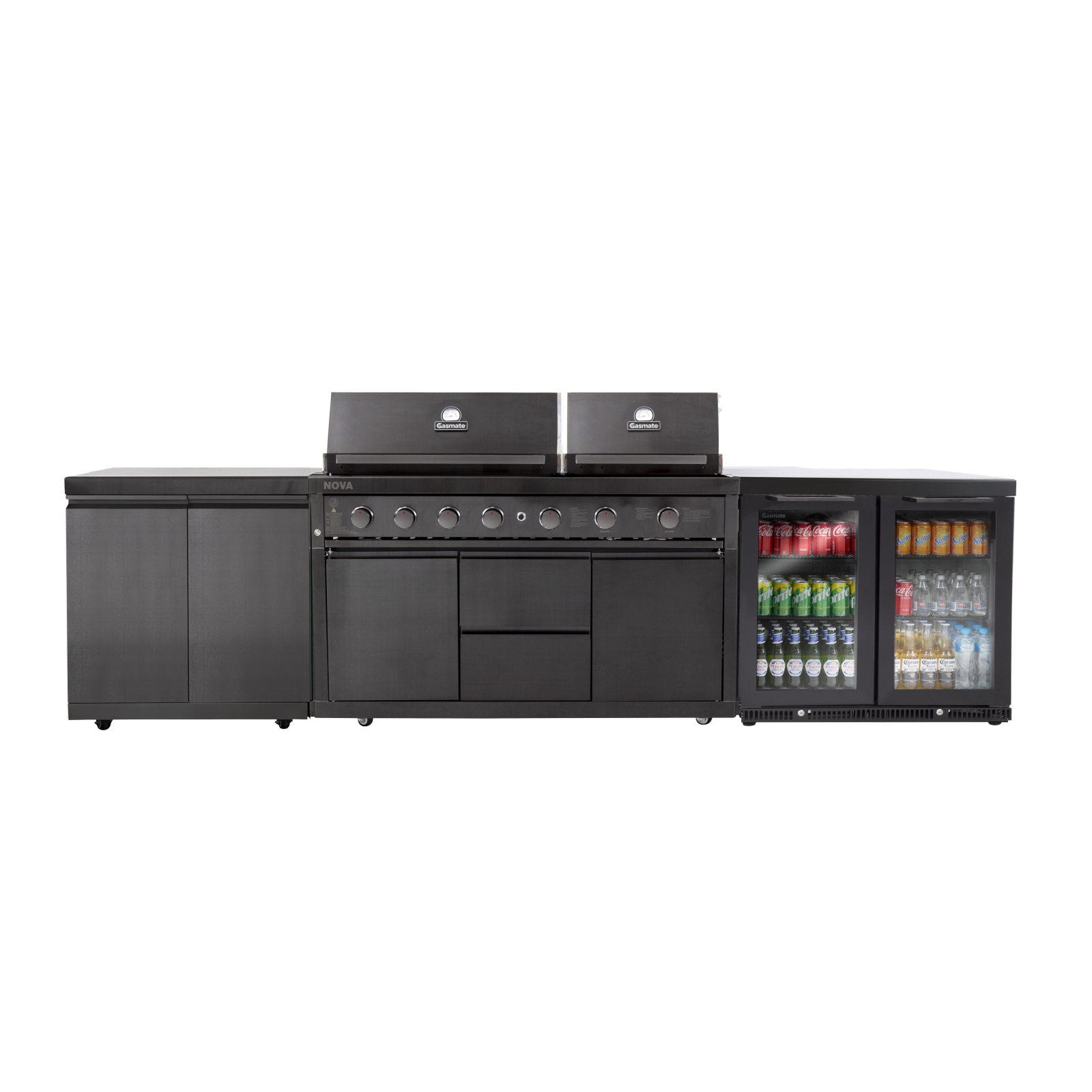 Gasmate Nova Twin Hood 6-Burner BBQ Kitchen Package 5