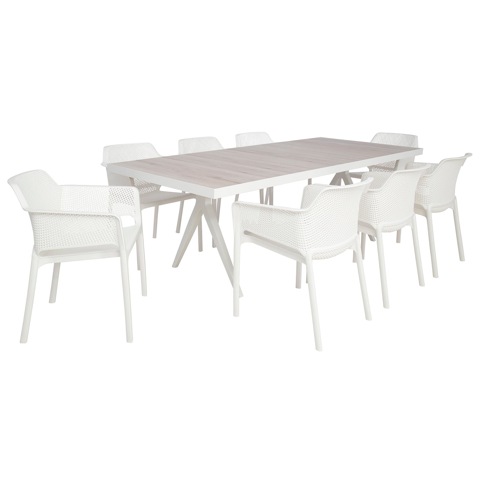 Excalibur Serenity Dining Table with Bailey Chairs
