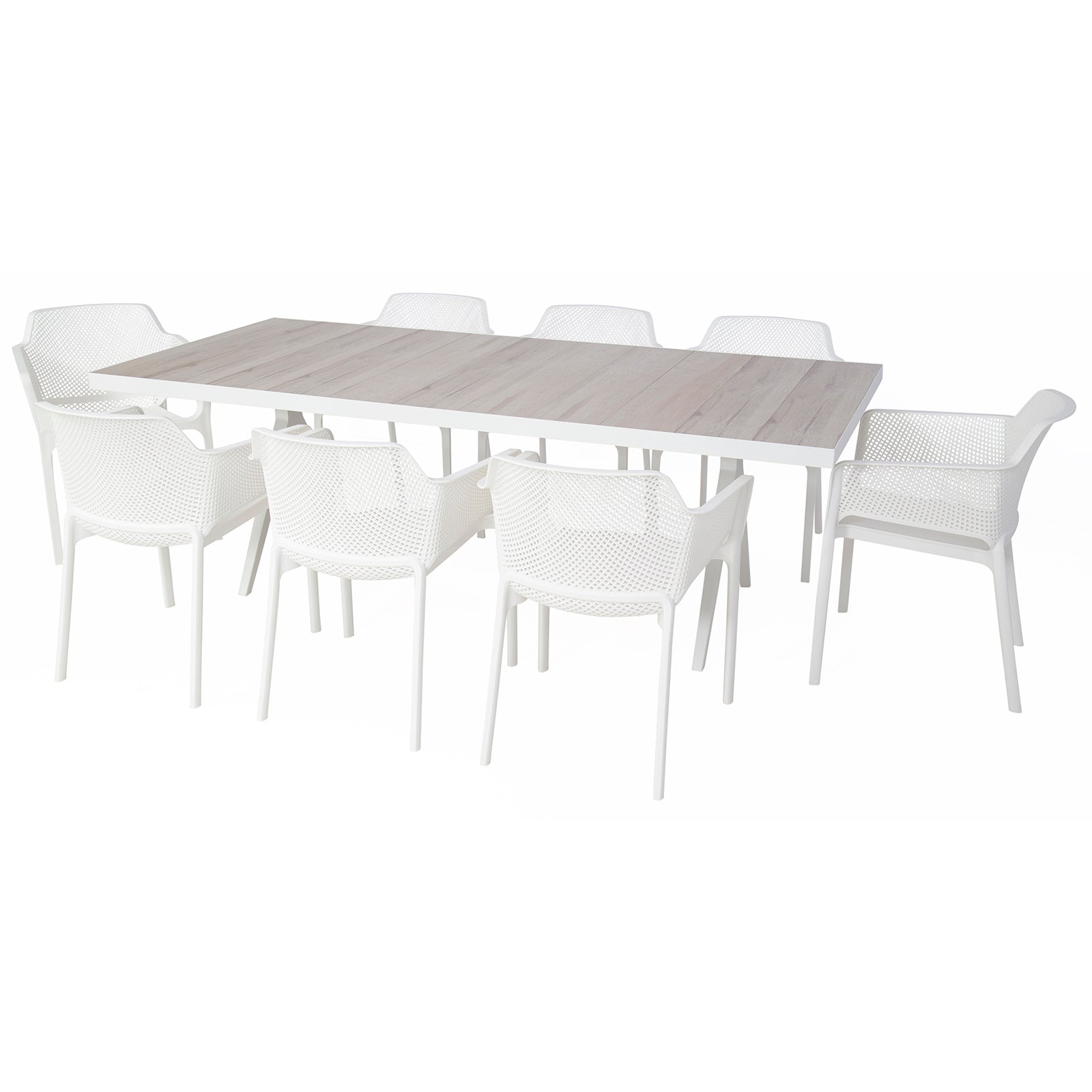 Excalibur Serenity Dining Table with Bailey Chairs