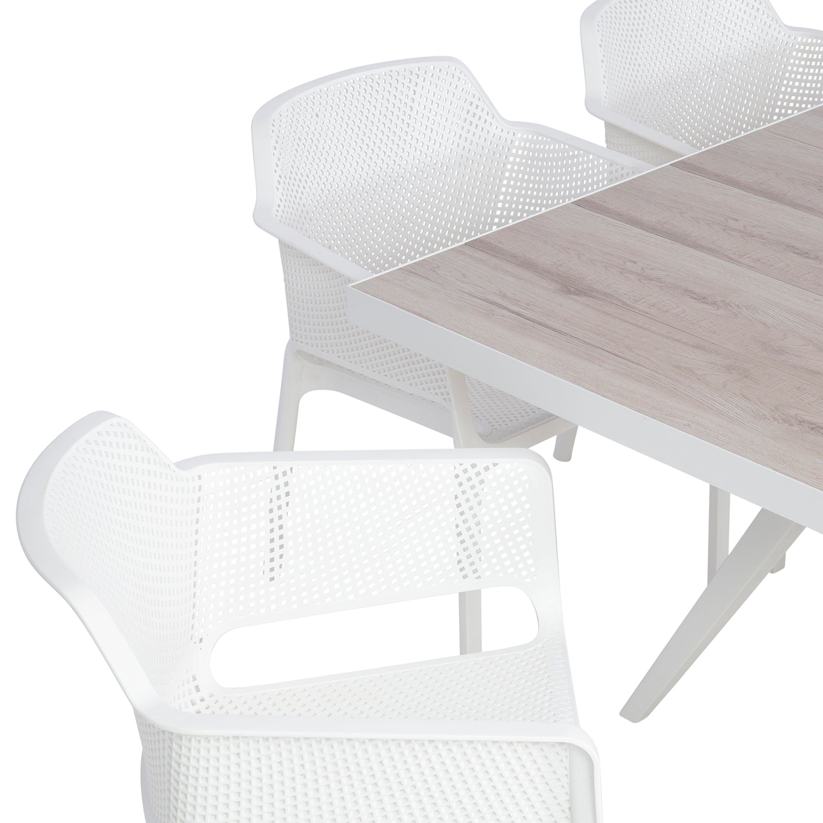 Excalibur Serenity Dining Table with Bailey Chairs