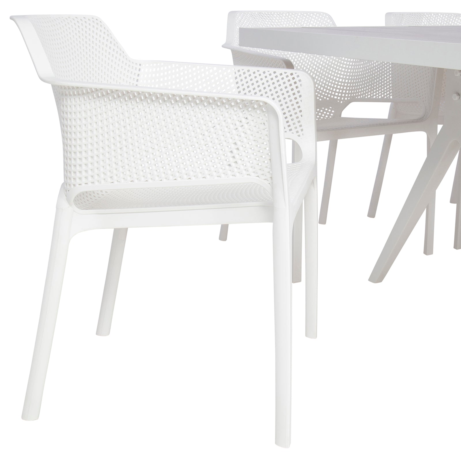 Excalibur Serenity Dining Table with Bailey Chairs