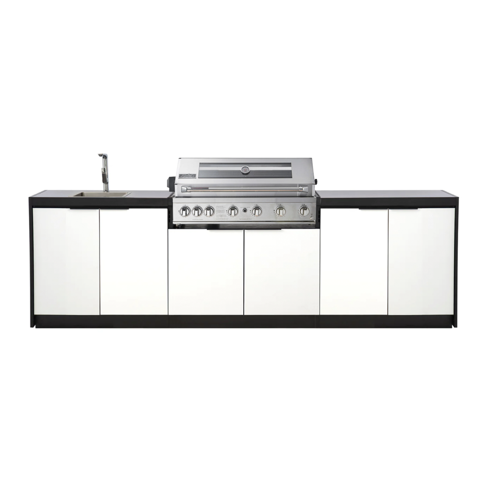 Cabinex Smart 6-Burner SS BBQ Kitchen Package - Large Size
