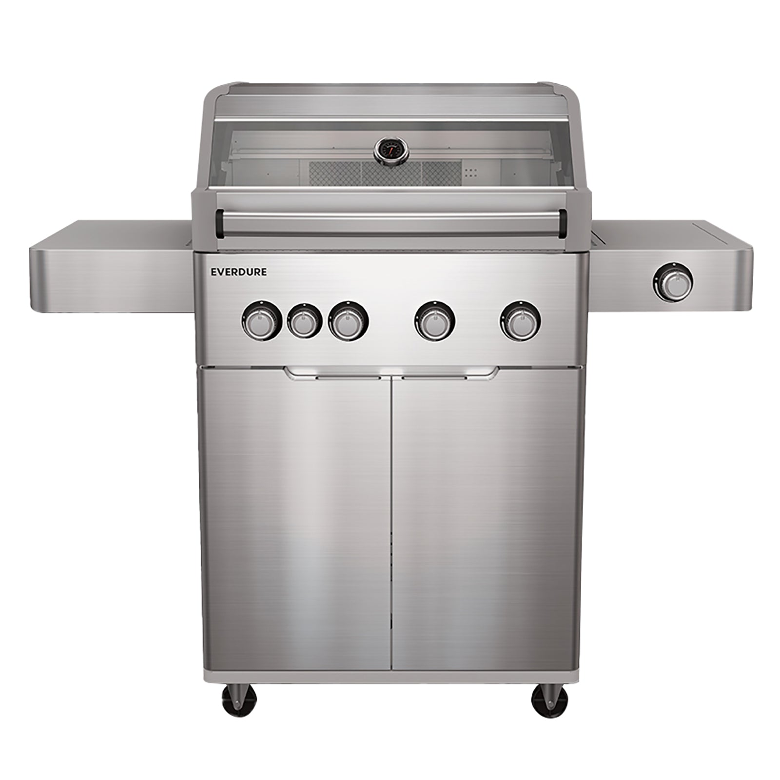 Everdure Hayman 4 Burner Trolley BBQ - Stainless Steel