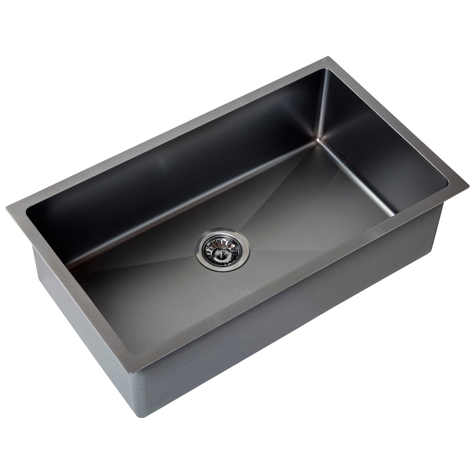 Extra Large Rectangular Gunmetal Alfresco Sink - 760x440x200mm