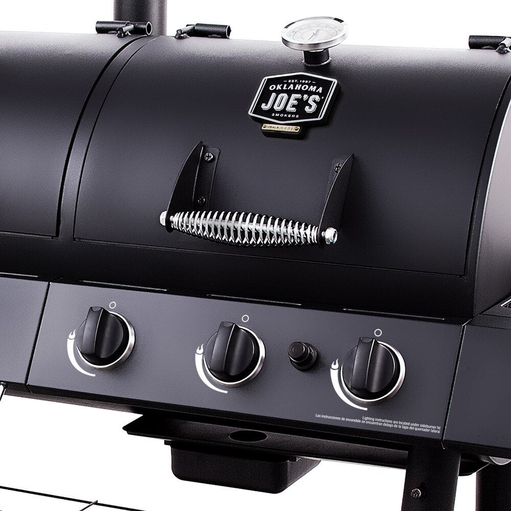 Oklahoma Joe's Longhorn Combo Charcoal/Gas Smoker & Grill