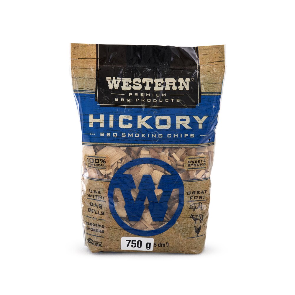 Western BBQ Hickory Wood Chips 18075 Outdoors Domain