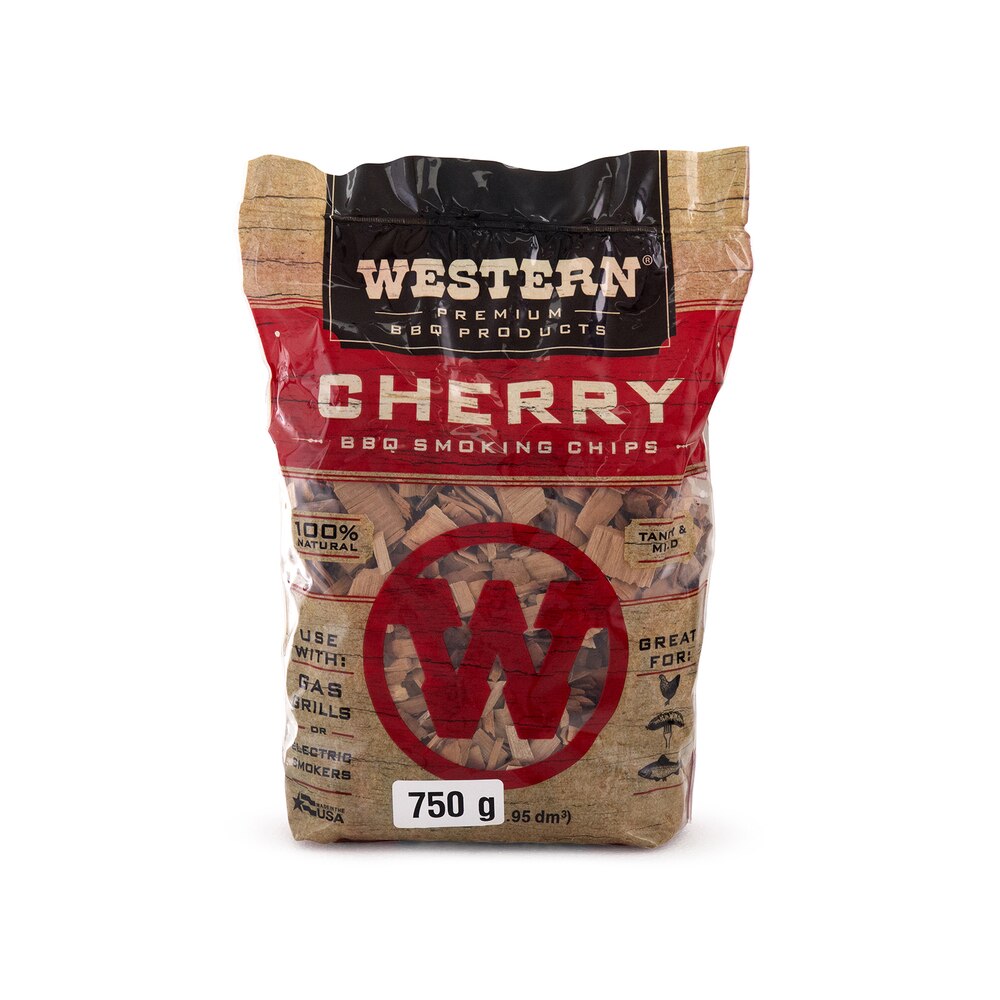 Western BBQ Cherry Wood Chips 750g