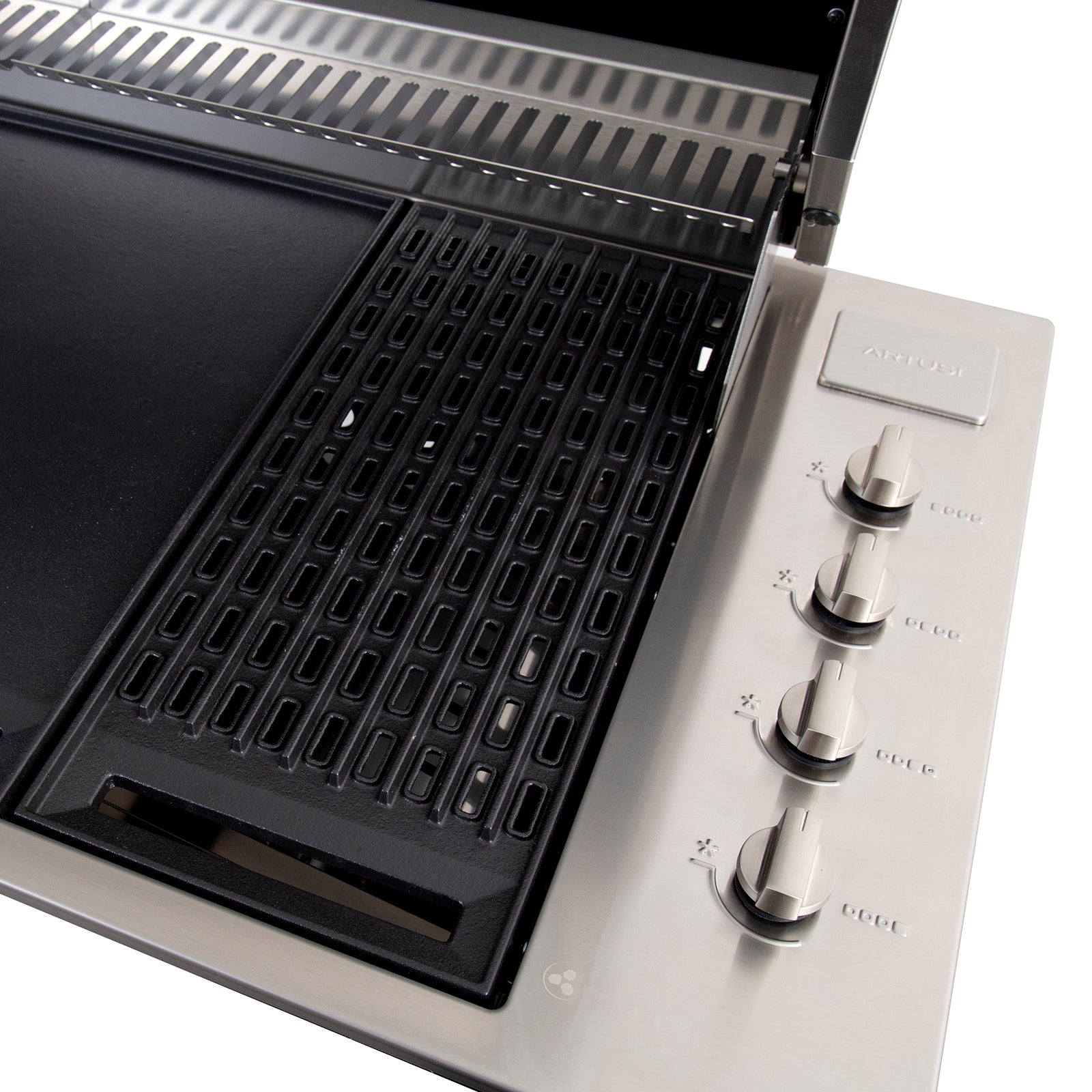 Artusi 4 Burner Built-in Barbeque with 316 Stainless Steel Roasting Hood