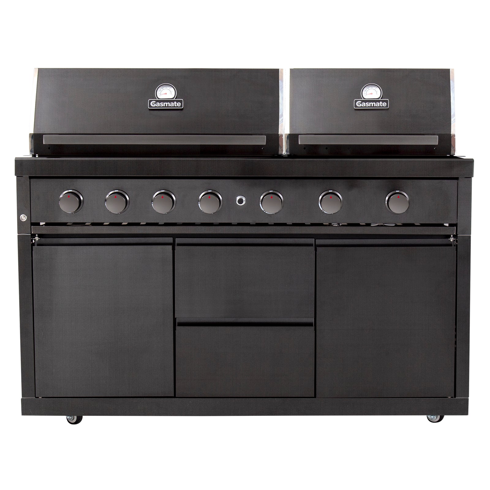 Gasmate Nova Graphite Twin Hood 6 Burner BBQ