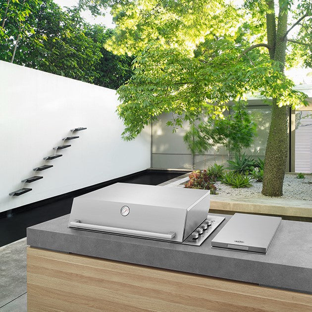 Bundle BeefEater Signature Proline BBQ with Hood & Quadburner & Gasmate 2 Door 208L Bar Fridge