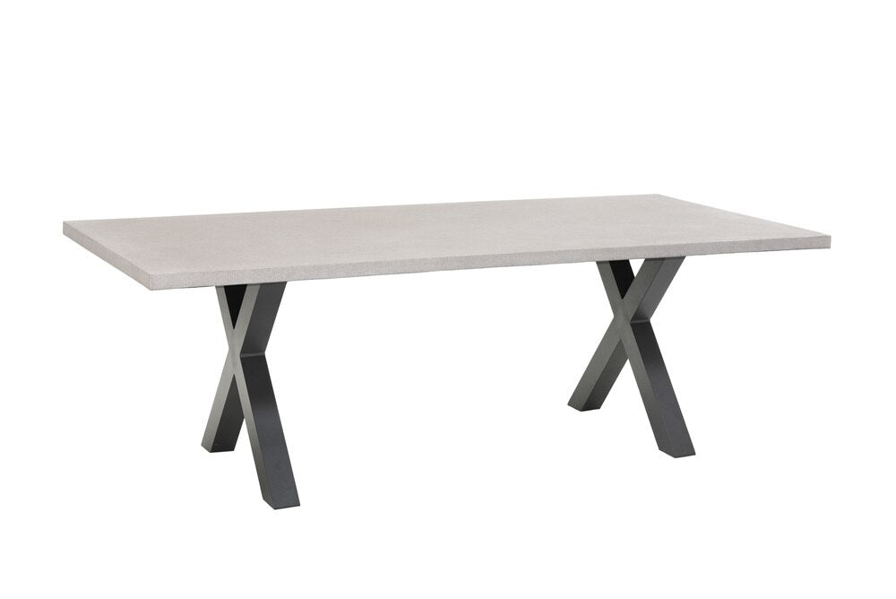 Excalibur Chelsea Dining Table with X-Legs