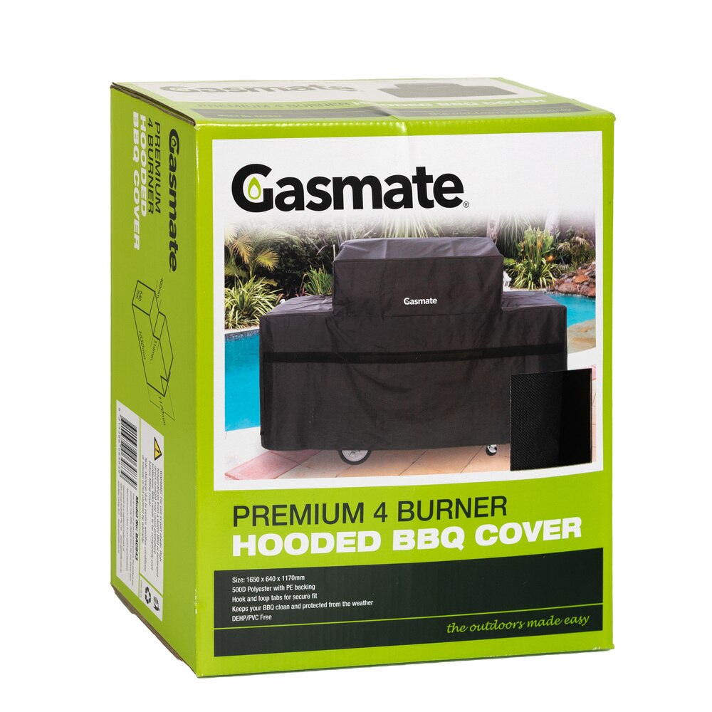Gasmate 4 Burner Hooded Premium BBQ Cover