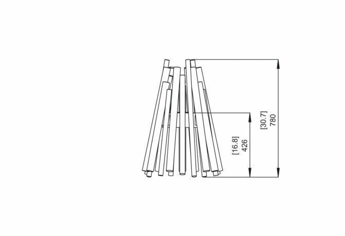 EcoSmart Stix Ethanol Fire Pit - Stainless Steel