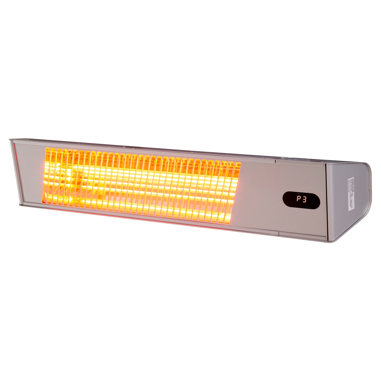 Excelair Low Glow Halogen Wall / Ceiling Mounted Electric Heater