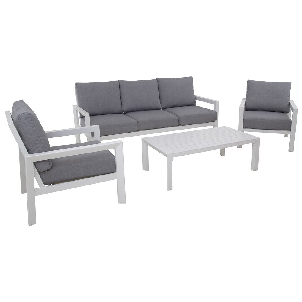 Excalibur Valencia 4 Piece Outdoor Sofa EX731210W Outdoors Domain