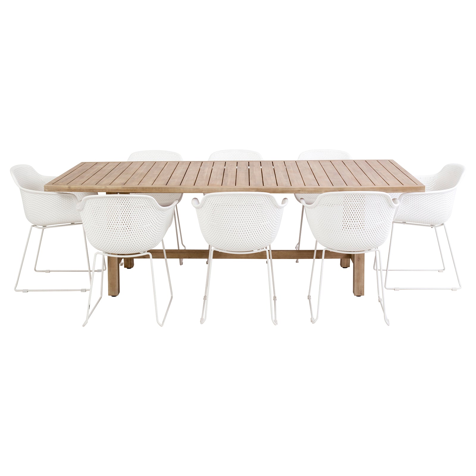 Excalibur Cherisse 9 piece Dining with Lilac Chairs