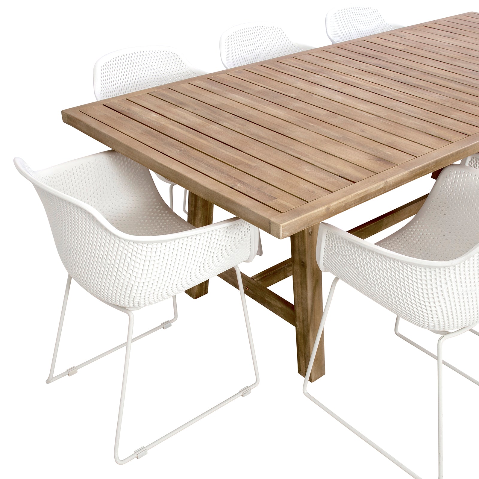 Excalibur Cherisse 9 piece Dining with Lilac Chairs