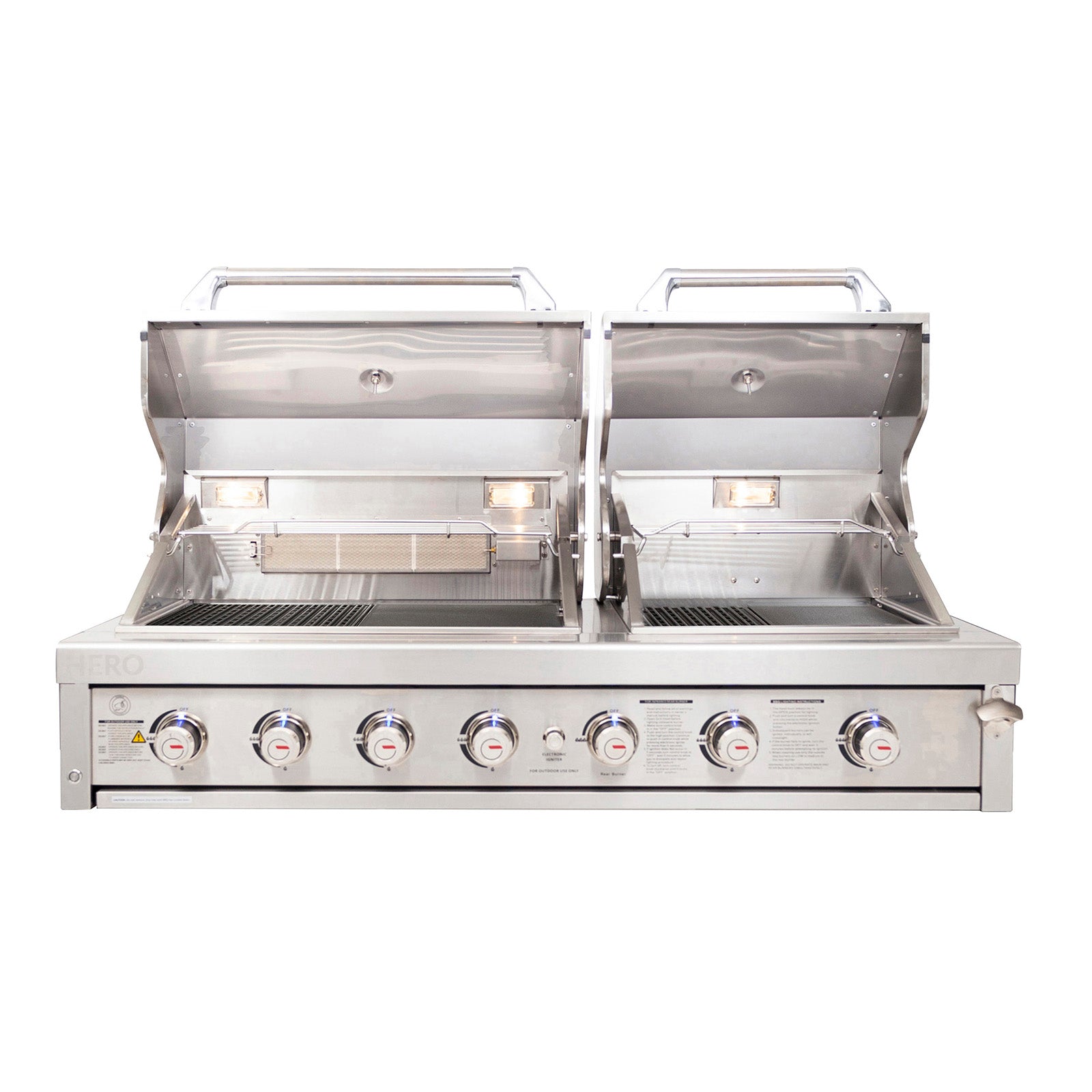 Gasmaster Hero Twin Hood 6b BBQ Built In