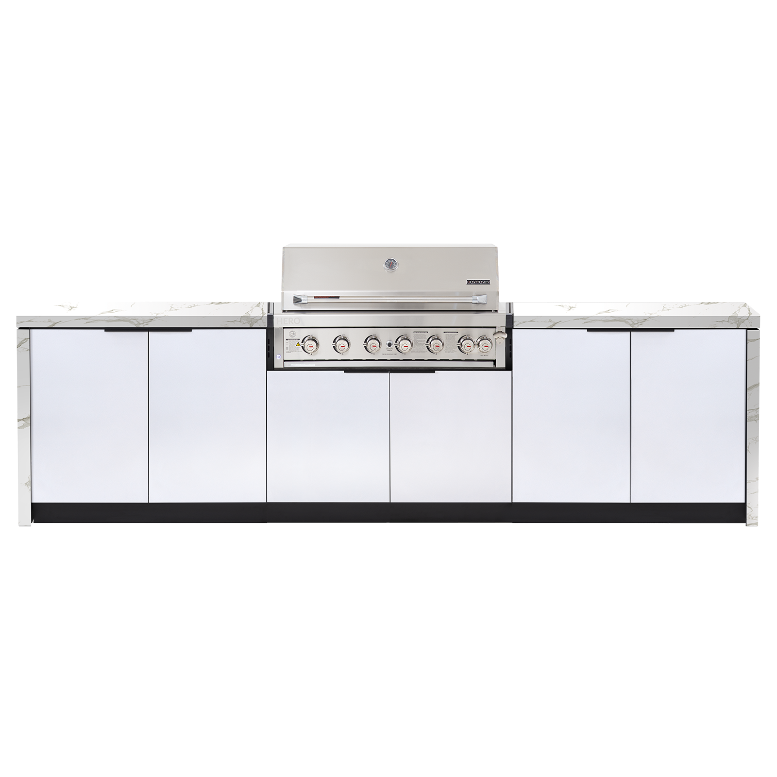 Cabinex Hero Classic 6-Burner Kitchen Package with Porcelain Benchtop