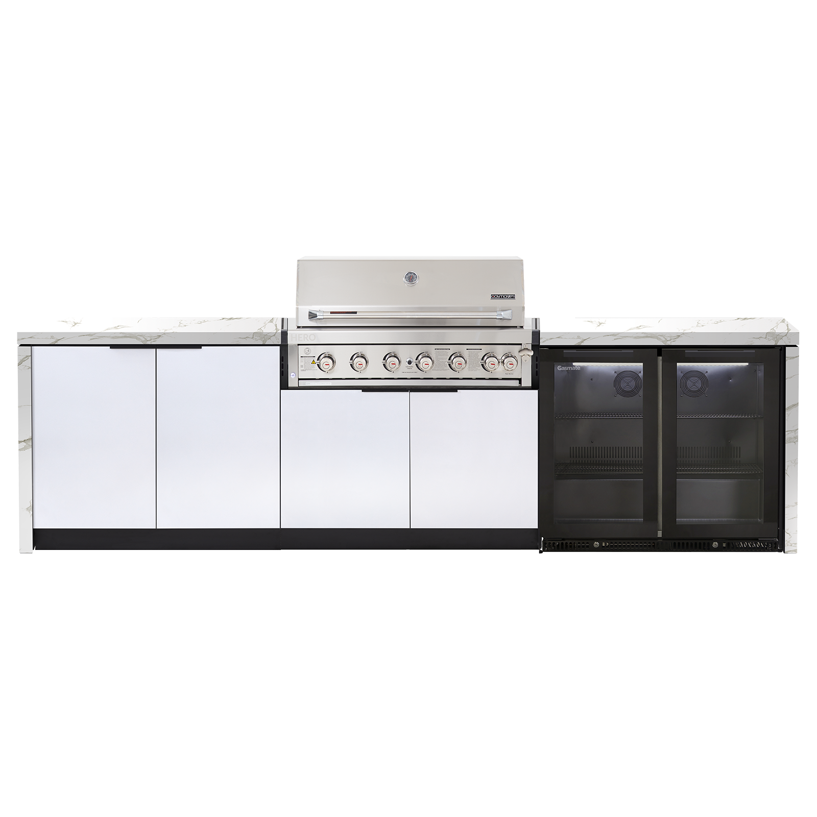 Cabinex Hero Classic 6-Burner Kitchen Package with Porcelain Benchtop