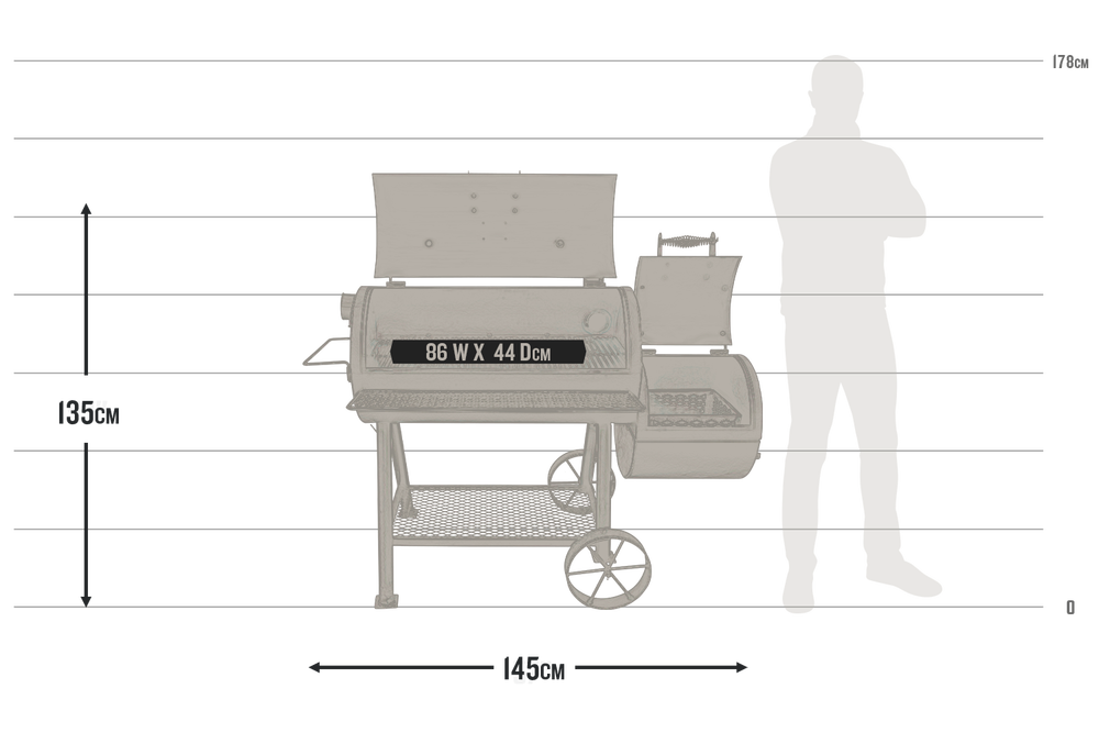 Oklahoma Joe's Highland Reverse Flow Offset Smoker