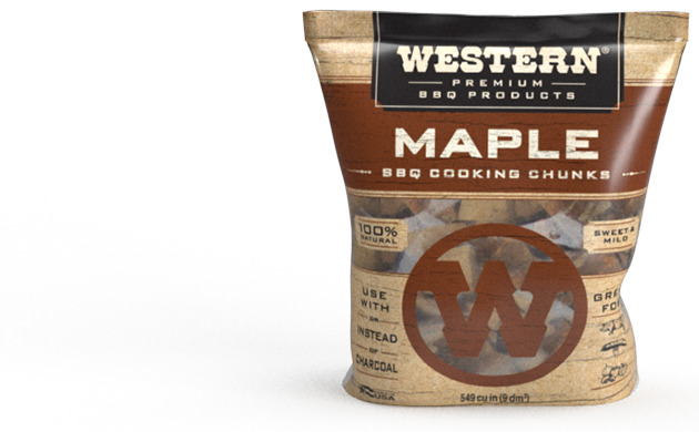Western BBQ Maple Wood Chunks 3.1kg