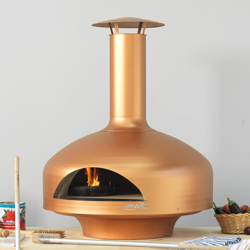 Polito Giotto Wood Fire Pizza Oven with Benchstand